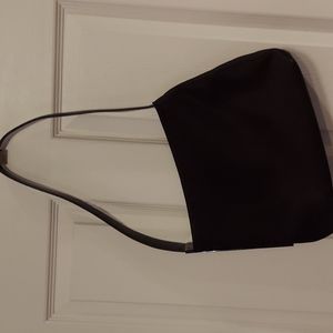 Silvia Kelvyn Black Polyester PVC Shoulder Tote Bag Purse